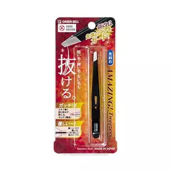 Greenbell fine-bristle tweezers