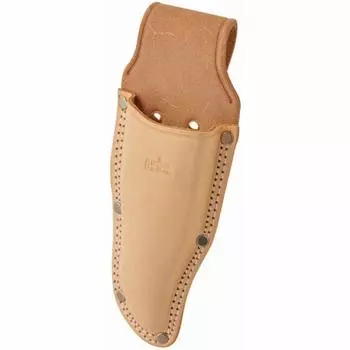 GREENCROSS Pruning case Extra large white cowhide (curved/embossed) GP-19