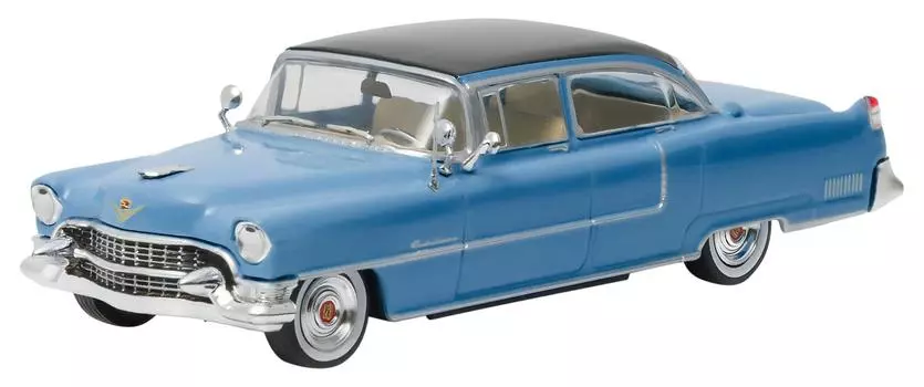Greenlight 1955 Cadillac Fleetwood Series 60 Элвис Пресли 1/43 Blue Cadillac (1935-77) синий