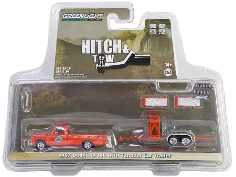 GREENLIGHT 1964 Dodge с прицепом-тандемом D-100 32290-A [предмет]
