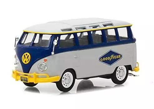 Greenlight Empty Series 1 Type 2 Samba Bus Goodyear Tire Scale 87010-F - (Т1) 143
