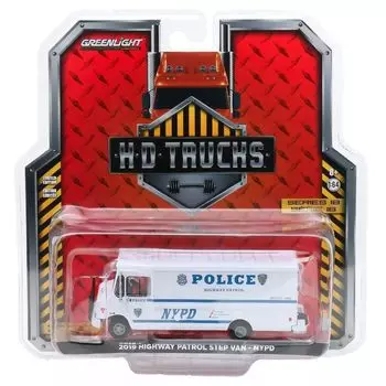 Greenlight Highway Patrol Step Van NYPD Полиция штата Нью-Йорк 2019 Greenlight Highway Patrol Полиция 1/64 [Предмет] белый
