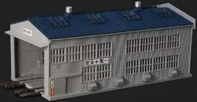 Greenmax N gauge депо 2601 принадлежности для макета железной дороги предварительно окрашенные