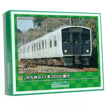 GREENMAX N GAUGE JR Kyushu 817 Series 3000 Series 6 Car Set Motorized 31902 Модель железной дороги поезд