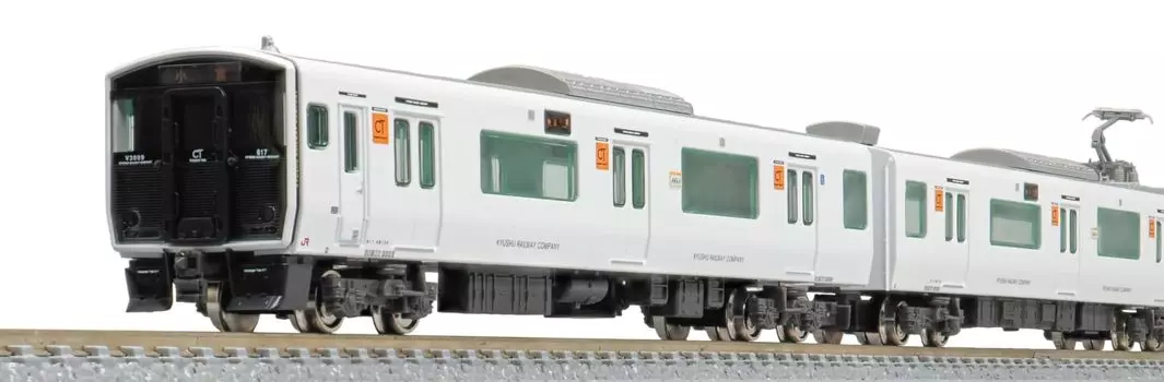 Greenmax N Gauge JR Kyushu 817 Series 3000 Additional Set No Power 31901 Railway Model Train 3-Car
