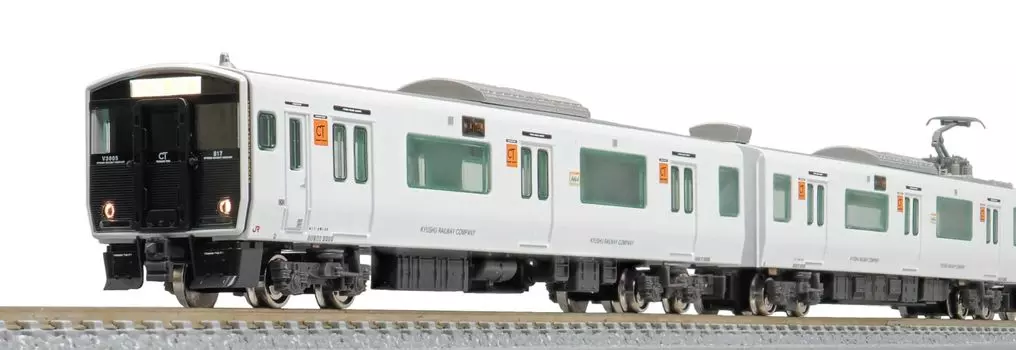 Greenmax N Gauge JR Kyushu 817 Series 3000 Базовый набор с электроприводом 31900 Модель железнодорожной магистрали 3-вагонный поезд