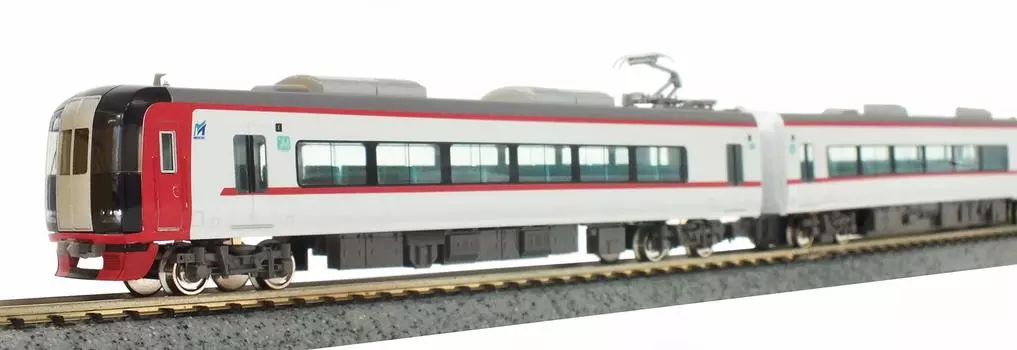 Greenmax N Gauge Meitetsu 2200 Series 1-е переднее окно Прозрачный выбор номера вагона 30883 Железнодорожная модель вагона, Тип, Тип, 6-вагонный комплект, с приводом, белый