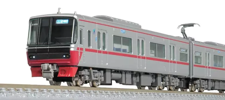 Greenmax N gauge Meitetsu серия 3300 1-й и 2-й новые дополнительные без модели электропоезд поезда, краска, 4-вагонный набор, мотор, 31870, поезд,