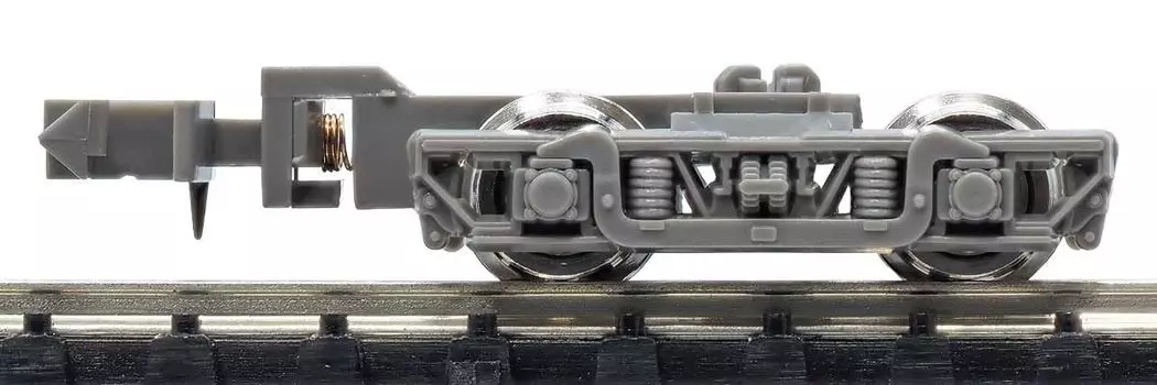 Greenmax N gauge серые коллекционные тележки 1 вагон набор Железнодорожная модель принадлежности D-16 без токосъема 5015-1