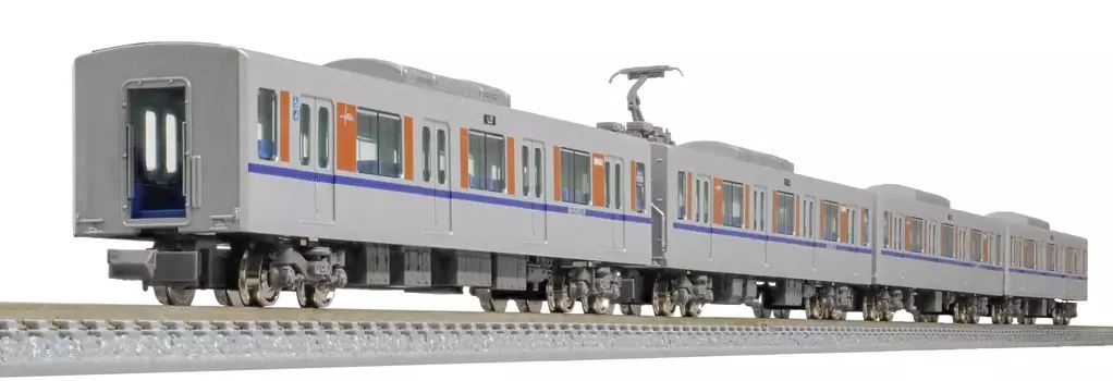 Greenmax N Gauge Tobu 50090 Type TJ Limited Express Set for Additional Intermediate Cars 31730 Railway Model Train Liner/Kawagoe 6-Car (No Power)