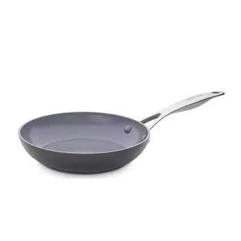 GREENPAN Frying Pan 20cm IH Gas Dishwasher Safe No harmful substances PFAS Free Ceramic Coating Easy to clean Scratch and impact resistant [Venice серый