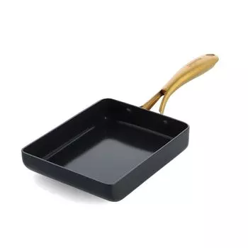 Greenpan GREENPAN Студия Керамическое покрытие из минеральных компонентов, полученных из песка, не содержащее вредных веществ Сковорода для яиц Яйцеварка чёрный