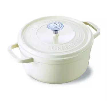 GREENPAN Сверхлегкое керамическое покрытие, изготовленное из минеральных ингредиентов, не содержит вредных веществ кастрюля 22 см индукционная газовая можно мыть в посудомоечной машине кремово-белый белый