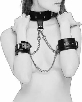 Greenpinecone SM SM Косплей Товары для взрослых, Ограничения, Наручники, Косплей, Ошейник, Тренировка, Игра, Ограничения, Связывание, [Для взрослых] [Для взрослых]