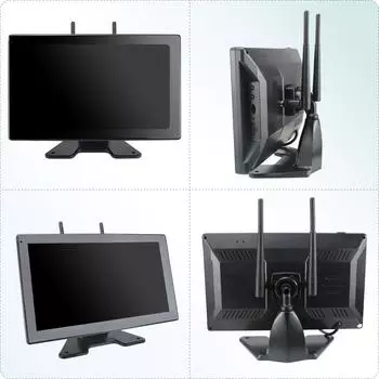GreenYi 10 AHD цифровой беспроводной видеорегистратор камера заднего вида с WiFi-монитором для грузовиков/прицепов/автобусов/автодомов/пикапов/прицепов No SD Card