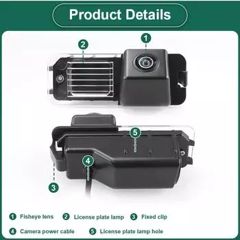 GreenYi 170° 1080P HD ночное видение заднего вида автомобиля камера заднего вида для VW Volkswagen Polo 6R Golf 6 Passat CC MK6 Magotan Bora