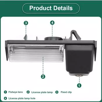 GreenYi AHD 1080P камера заднего вида с ночным видением для номерного знака автомобиля Mitsubishi Pajero 2011-2013 Grandis MPV 2010-2012