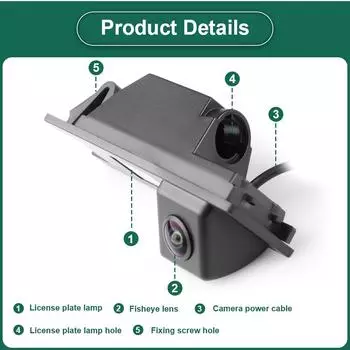 GreenYi AHD 1920x1080P Автомобильная камера ночного видения для Hyundai Tucson IX35 Buick Regal Chevrolet Malibu Car