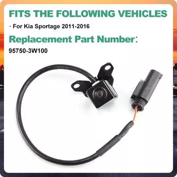 GreenYi Автомобильная камера заднего вида для парковки при движении задним ходом 95750-3W100 совместима с автомобилями Kia Sportage 2011-2016 CHINA