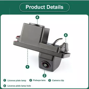 GreenYi CCD AHD1080P камера заднего вида с ночным видением для номерного знака автомобиля Ssangyong Rexton Lester Kyron Korando 2011-2014