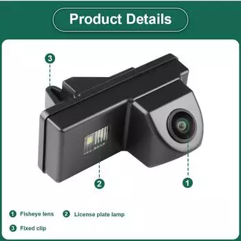 GreenYi CCD AHD 1920x1080P камера заднего вида с ночным видением для подсветки номерного знака автомобиля для Toyota Land Cruiser Prado 2012-2014