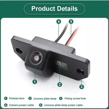 GreenYi CCD AHD 1920x1080P камера заднего вида с ночным видением для Ford Focus 2 Sedan 2008-2011 C-Max Mondeo