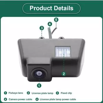 GreenYi CCD AHD 1920x1080P камера заднего вида с ночным видением для номерного знака автомобиля Ford Transit 2009-2013