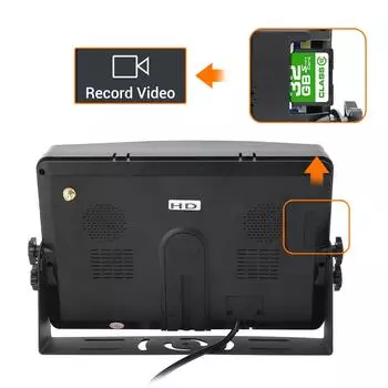 GreenYi цифровая беспроводная AHD камера заднего вида и 9-дюймовый AHD DVR парковочный монитор комплект для грузовика/прицепа/автобуса/дома на колесах/пикапа/прицепа
