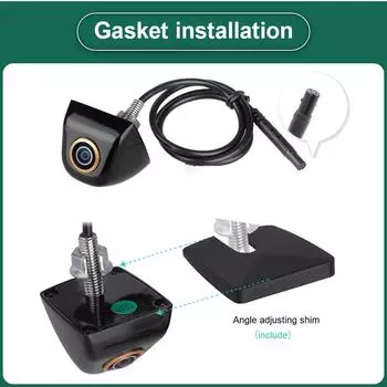 GreenYi HD 720P/1080P ночное видение золотой объектив автомобильная камера заднего вида AHD CVBS для Android DVD AHD монитор Chrome-Case