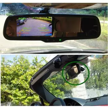 Greenyi оригинальный кронштейн HD 4.3 800x480P автоматическое затемнение электронный антибликовый автомобильный зеркало заднего вида монитор с камерой заднего вида