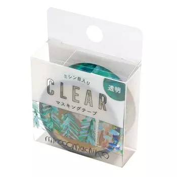 Greeting Life Clear Masking Tape Miroko Machiko Mori MRZ-43