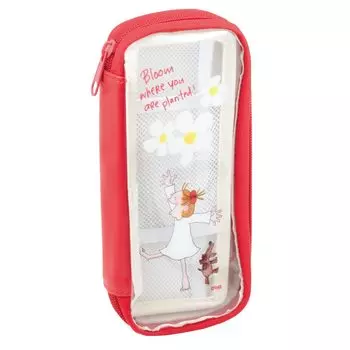 GreetingLife Flat Pencil TIDY Red Coco-chan Case, Flower, RYZ-966,