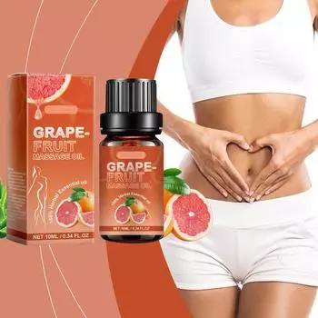 Грейпфрутовое массажное масло увлажняющее питательное массажное масло для кожи тела уход за кожей 10 мл