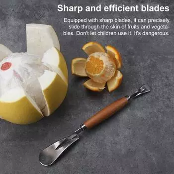 Грейпфрутовый нож из нержавеющей стали для чистки граната, эргономичная ручка, кухонный нож для чистки
