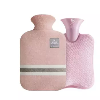 Грелка 2л с чехлом резиновая грелка ПВХ мешки для наполнения водой теплые Style A