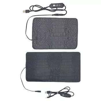 Грелка для домашних животных, 3 уровня, регулируемая температура, водонепроницаемый портативный греющий коврик для змей, рептилий, черепах, домашних животных 15x22cm