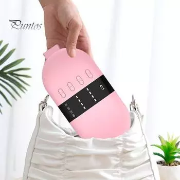 Грелка для менструации с 3 режимами Быстрый нагрев Низкая температура шума Регулируемая менструальная судороги Облегчение боли Нагревательный пояс Массажное устройство розовый