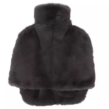 Грелка для ног с мягким пушистым чехлом, серая резиновая грелка для шеи и плеч, для ног