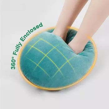 Грелка для ног Зимняя электрическая грелка для ног USB зарядка Мягкий плюшевый фланелевый ножной термостат нагреватель Бытовая грелка для ног розовый