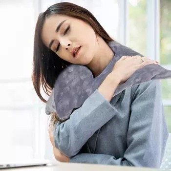 Грелка для облегчения боли в шее и плечах с 3 режимами нагрева, автоматическим отключением, вилка европейского стандарта 12 x 24 дюйма EU Plug