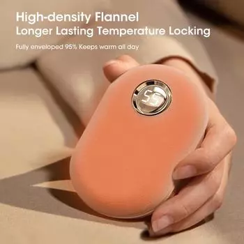 Грелка для рук 2в1 USB Power Bank Перезаряжаемая зимняя грелка для рук Электрический обогреватель Карманная грелка Высокоемкостный зимний рождественский подарок зелёный