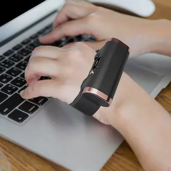 Грелка для рук, электрический симпатичный обогреватель с 4 уровнями температуры, ЖК-экран, карман для кемпинга, катания на лыжах, холода оранжевый