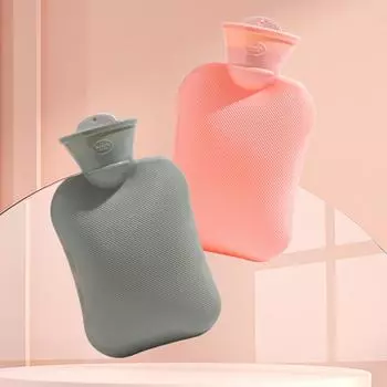 Грелка для воды, резиновая грелка для девочек, портативная толстая зимняя грелка для рук, гетры для ног