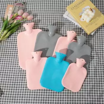 Грелка и грелка для рук из ПВХ — идеально подходят для согревания кровати, ног и младенца small 12*19 серый