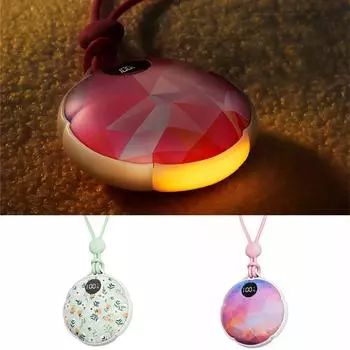 Грелка с цифровым дисплеем, грелка для рук, 4000 мАч, грелка для рук, два в одном, перезаряжаемая One Size