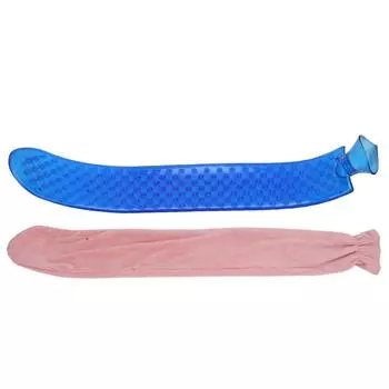 Грелка взрывозащищенная наполненная водой ПВХ грелка для зимы для согревания рук и ног фиолетовая фиолетовый