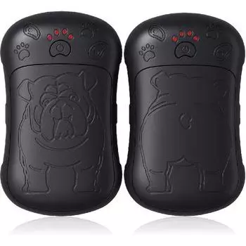 Грелки для рук, перезаряжаемые, 2 шт., мощный магнит, 18 часов нагрева, портативный карманный обогреватель для рук, 6000 мАч, USB-нагреватель бежевый