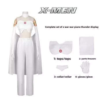 Grey Jean Xmen Summers Movie Superhero Cosplay Halloween Costume Performance S