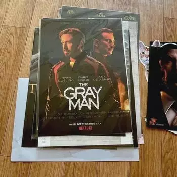 Grey Man Foster Райан Гослинг Крис Эванс Netflix Фильм Плакат A3