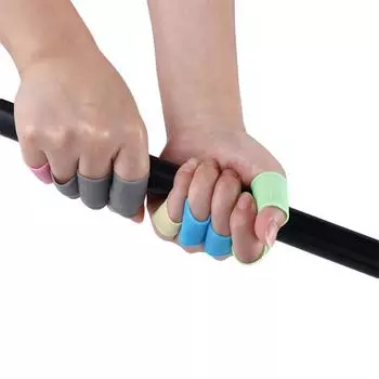 Grey Pink Anti-Slip Golf Finger Protective Cover Golf Finger Sleeve Hand Protector Protector Grip Female - Pink